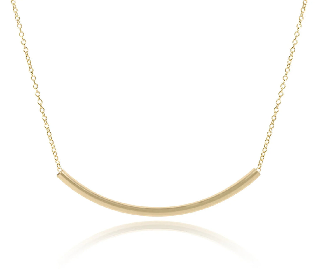 16" Necklace Gold | Bliss Bar Gold