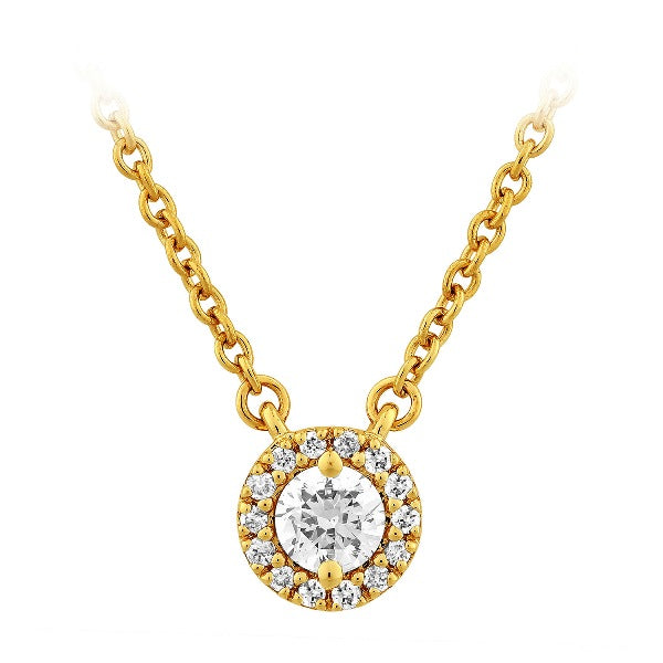 14kt .25ct Diamond Circle Necklace N6156