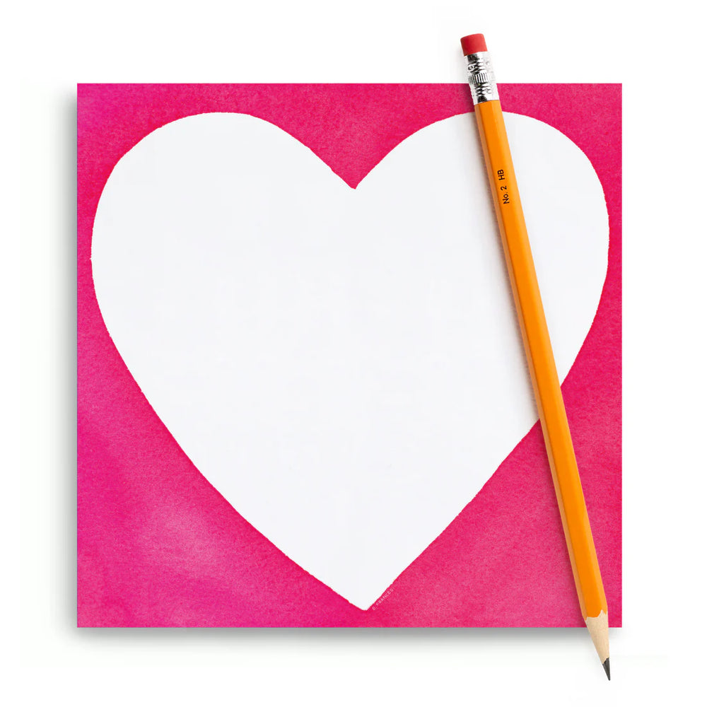 Chubby Heart Chunky Notepad - Charlotte's Inc