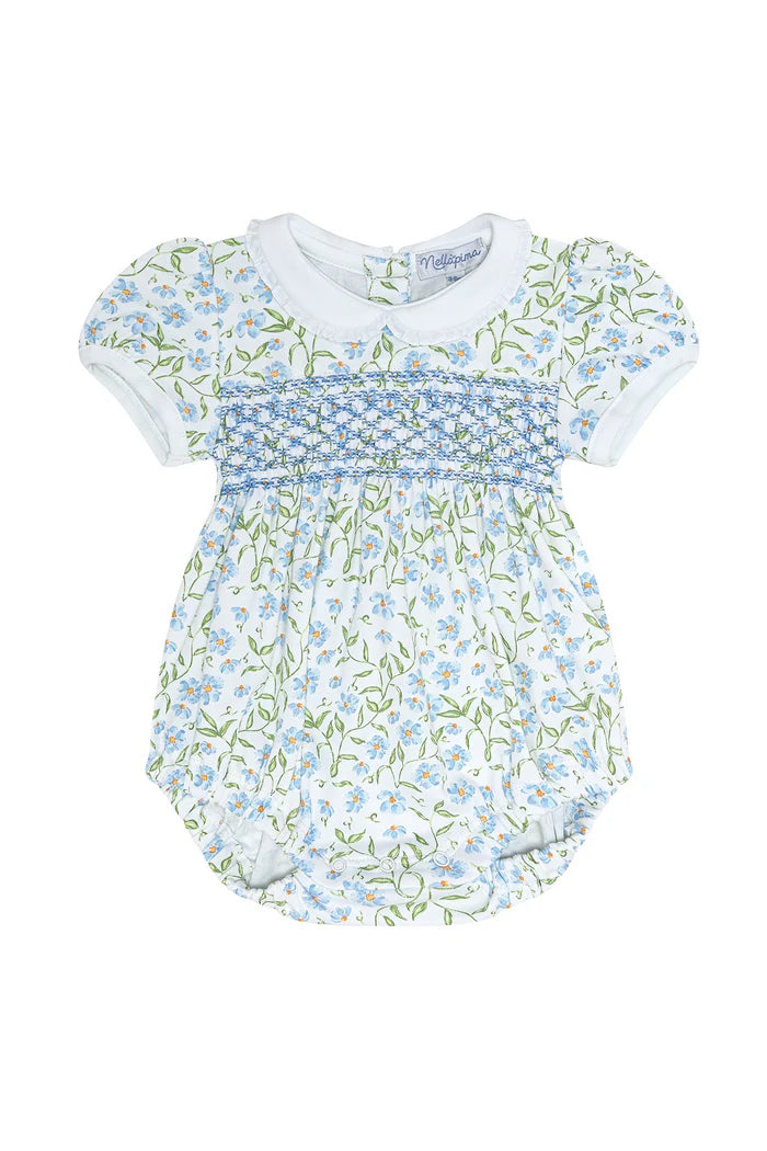 Smocked Bubble | Blue Vines