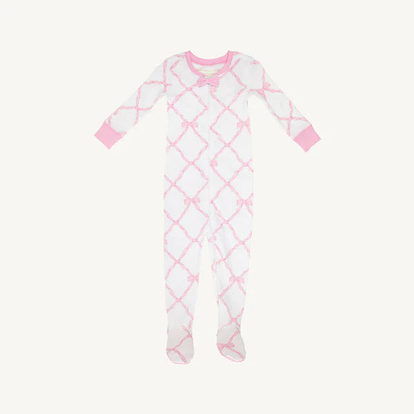 Noelle's Night Night Footed | Pier Party Pink