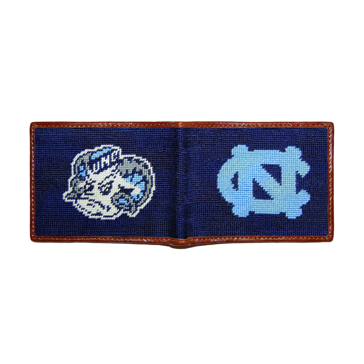 UNC Needlepoint Bi-Fold Wallet