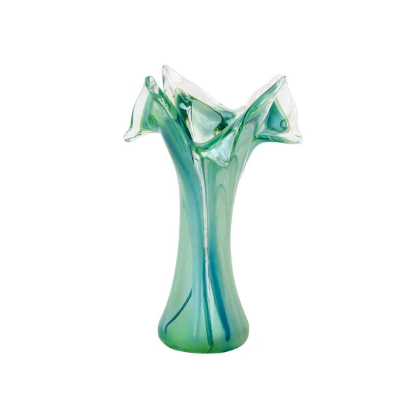 Onda Glass Twisted Flower Vase | +Colors - Charlotte's Inc