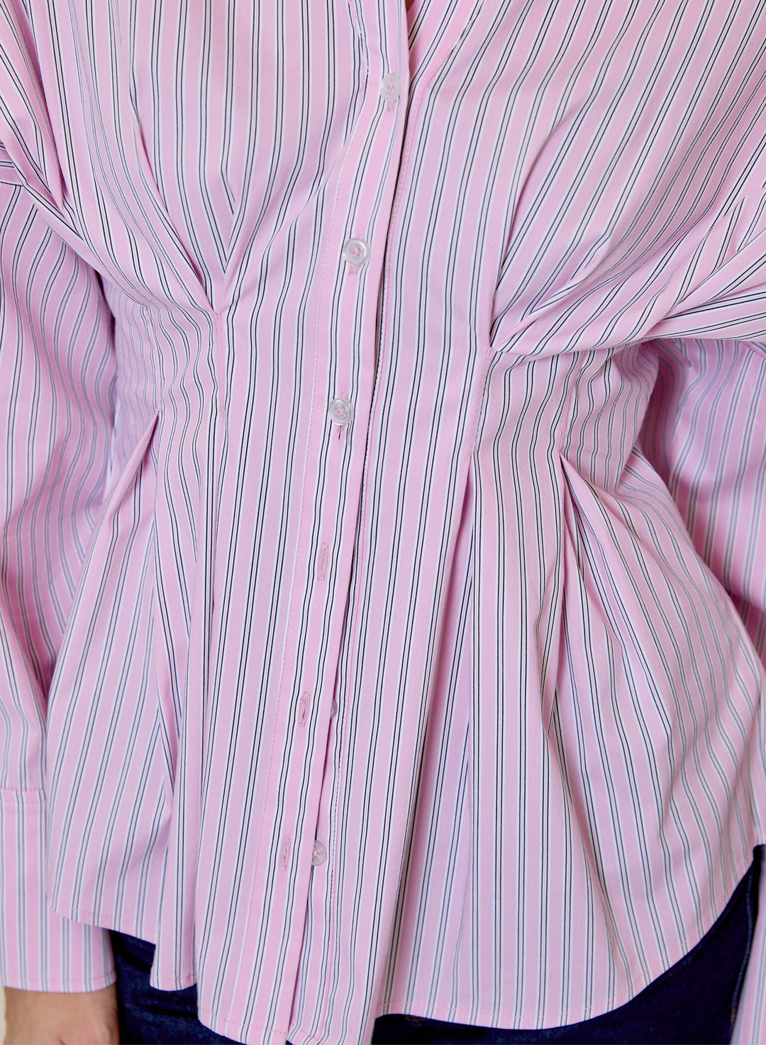 Fitted Shirt | Pink Stripes