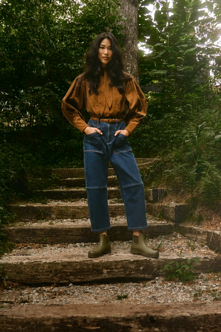 Mallory Jeans | Blue Rigid Denim