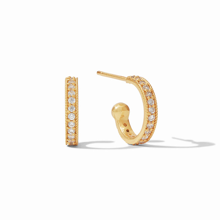 Odette Statement Hoop & Charm Earring