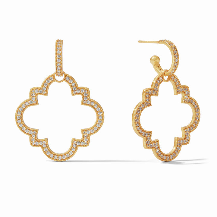 Odette Statement Hoop & Charm Earring