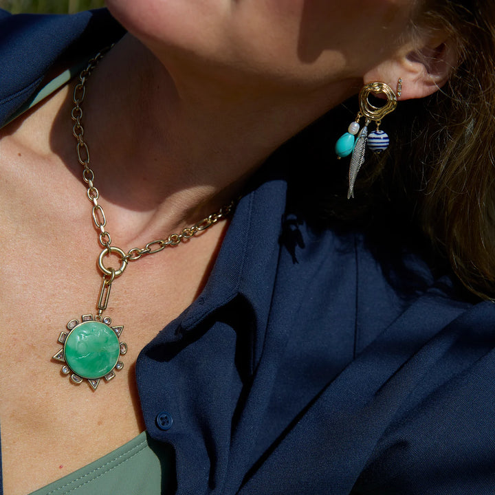 Odyssey Link Necklace | Green