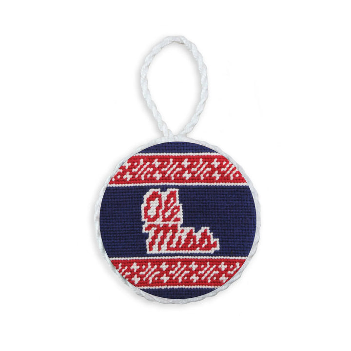 Collegiate Needlepoint Ornament