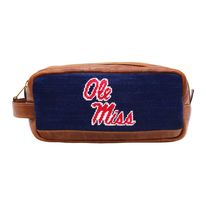 Needlepoint Toiletry Bag | Collegiate