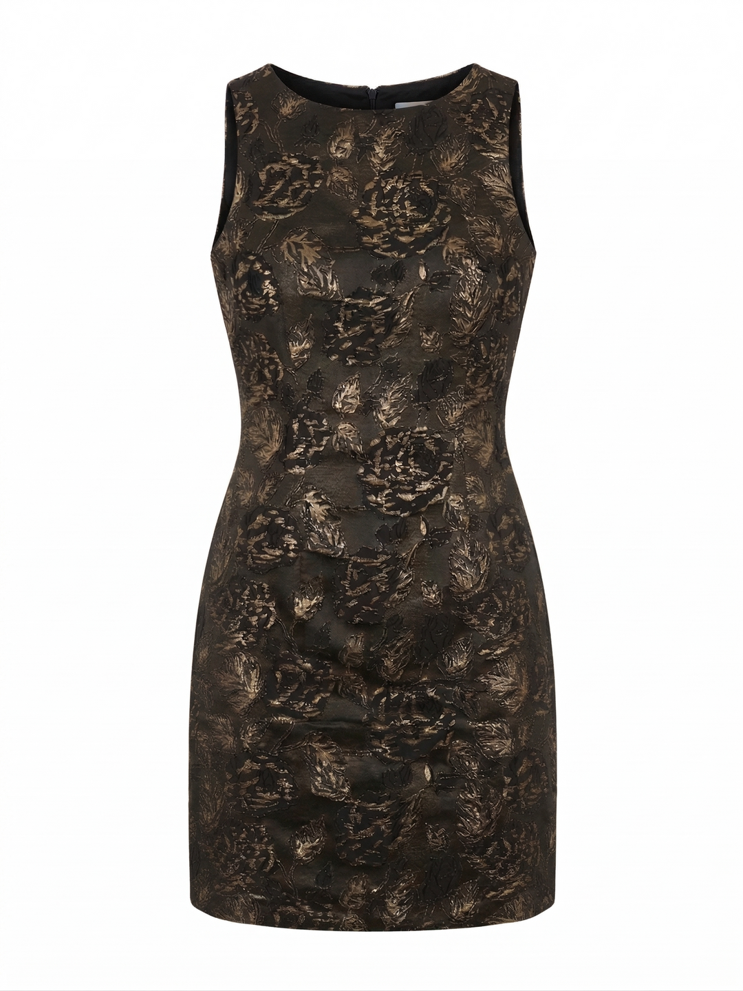 Perry Mini Dress | Gilded Garden Jacquard