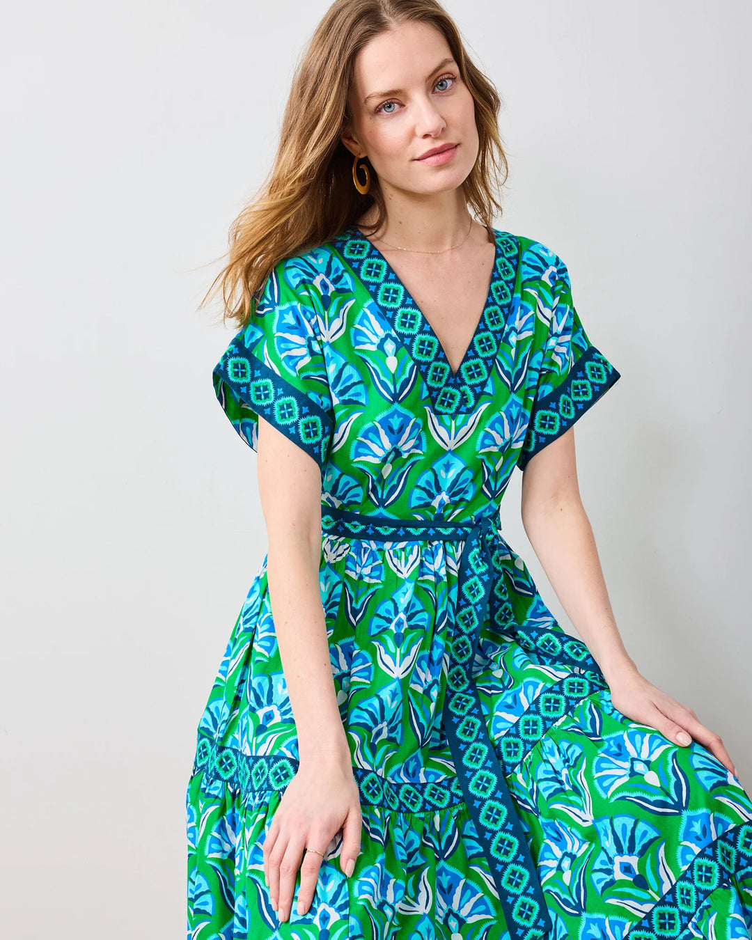 Harbour Dress | Geo Floral