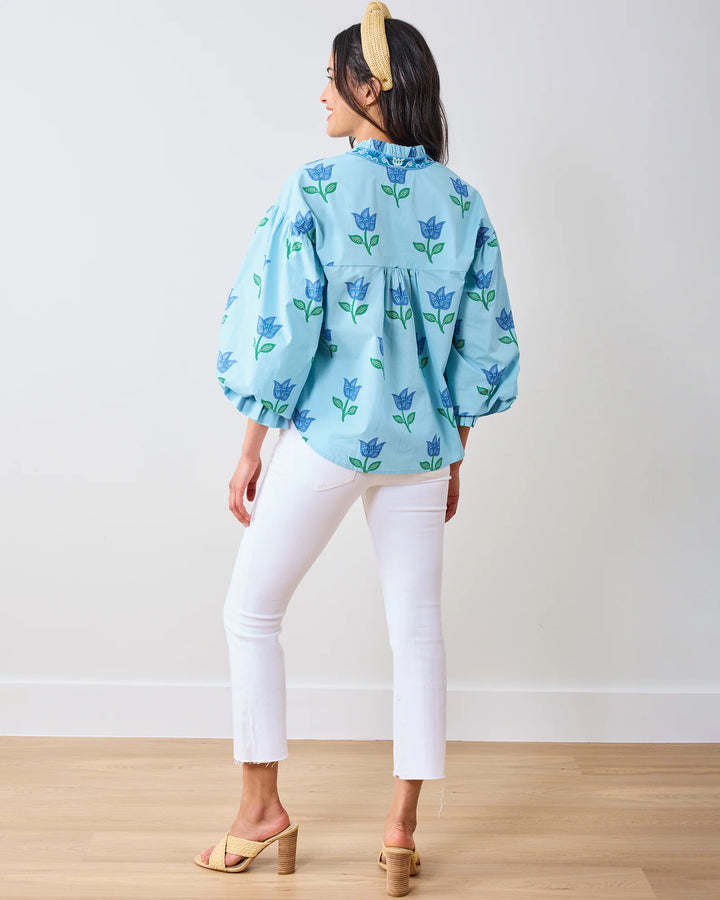 Rosalita Blouse | Oasis Sky Tulip