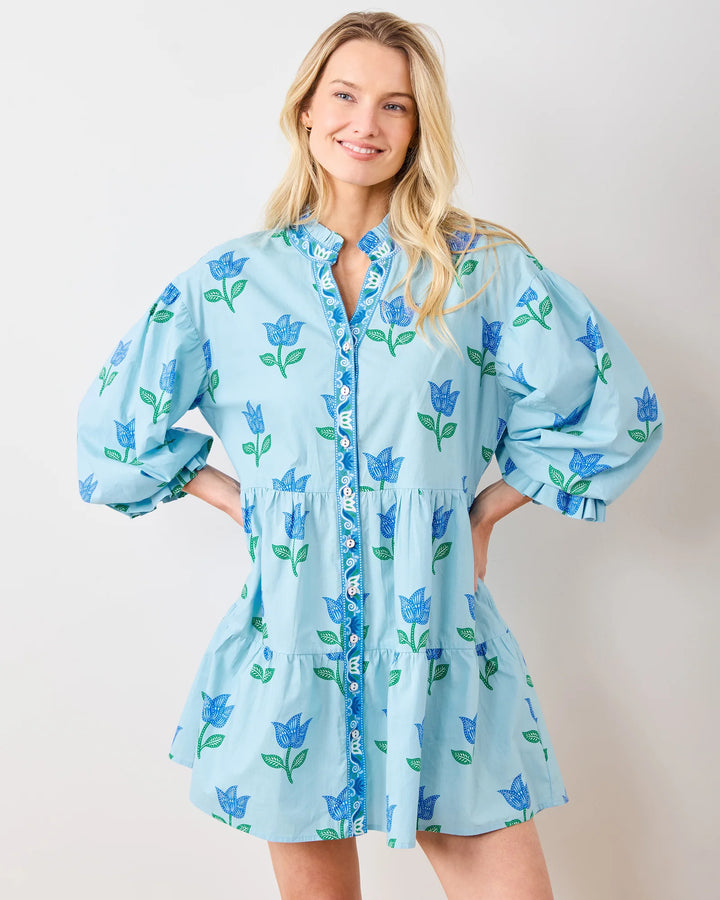 Rosalita Dress | Oasis Sky Tulip