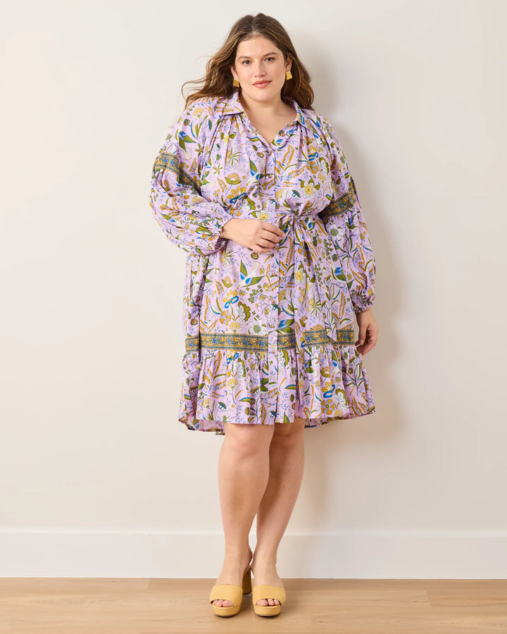 Claudia Dress | Painter's Garden & Lavender