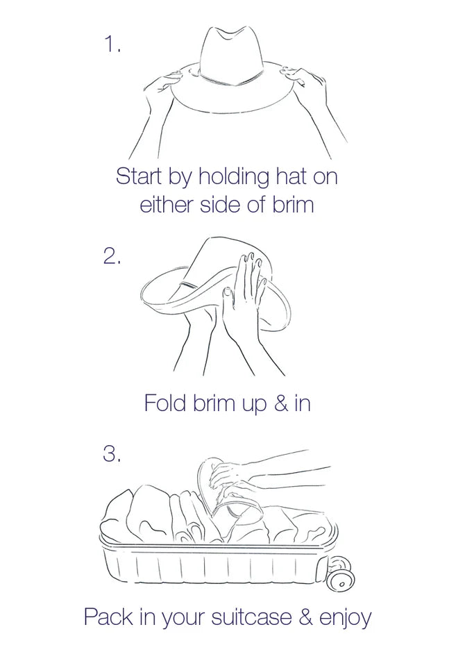 Reese Packable Fedora | + Colors