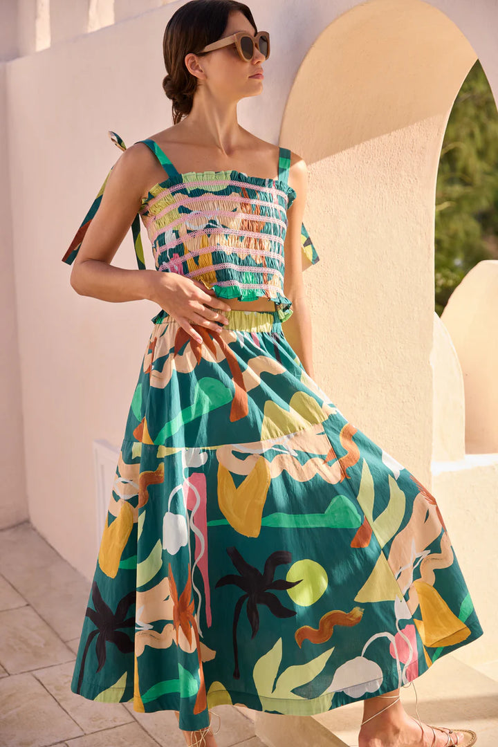 Olivia Skirt | Paradiso Green