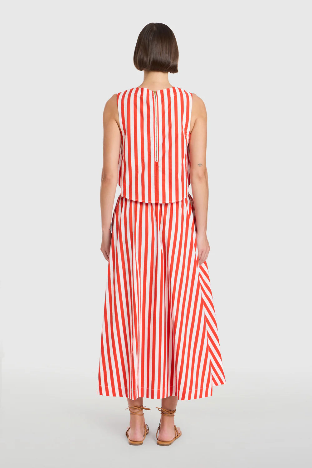 Pavilion Skirt | Red Stripe