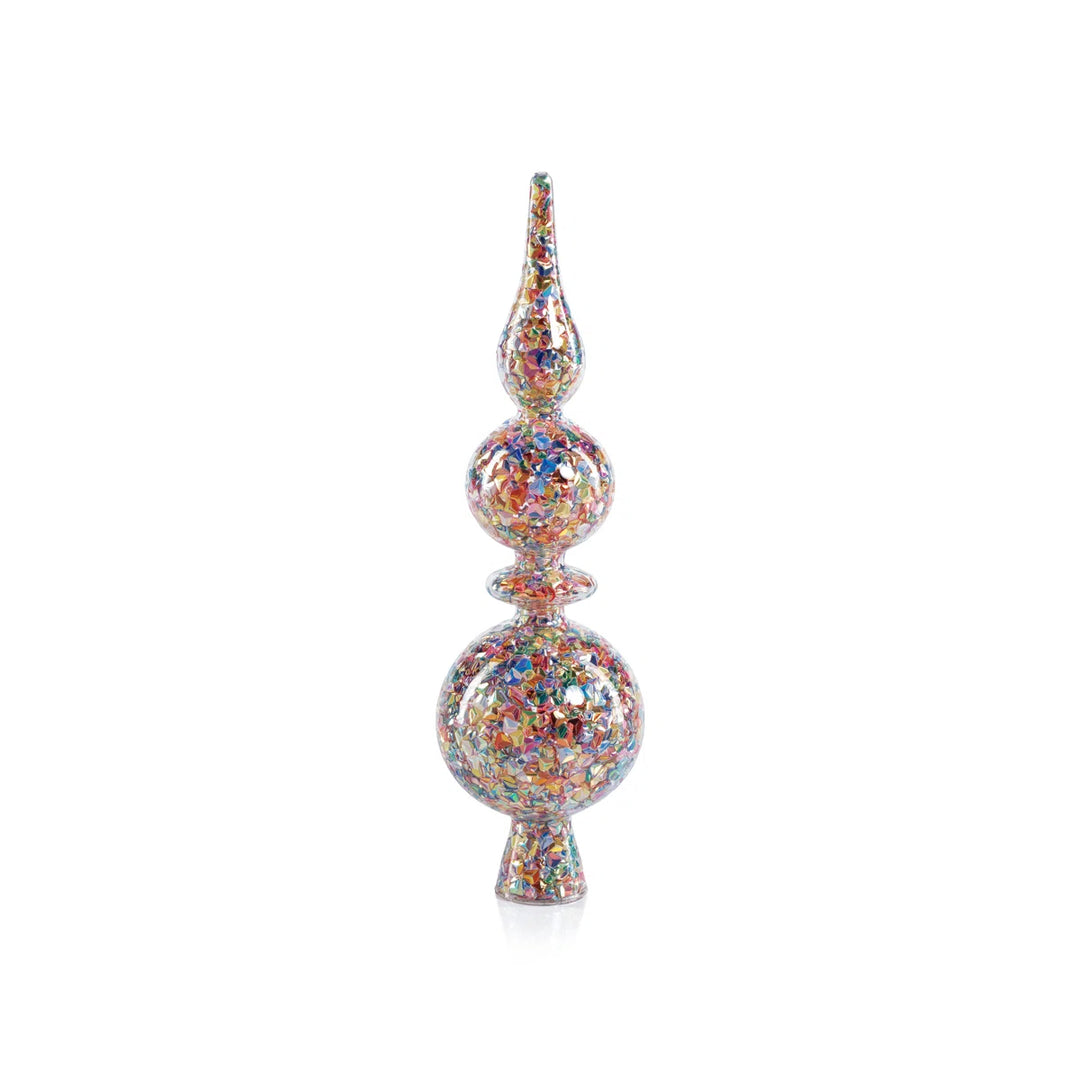 Multicolor Glass Sequin Tree Topper