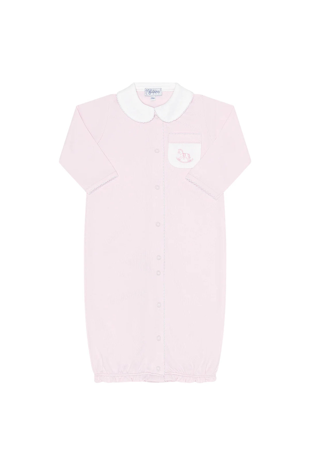 Embroidered Converter Gown | Pink Rocking Horse