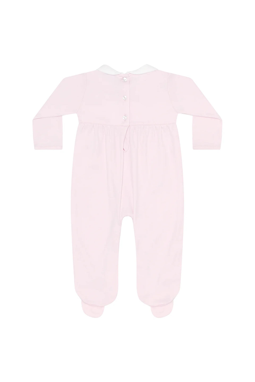 Pumpkin Patch Embroidered Footie | Pink