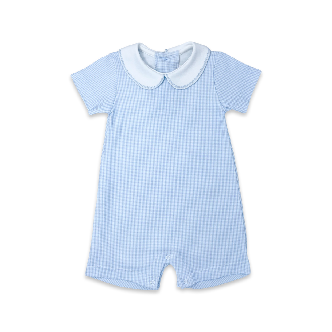 Precious Play Buble | Baby Blue Minigingham