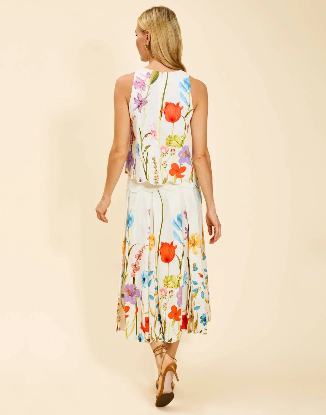 Sonata Scallop Midi Skirt | Garden Muse