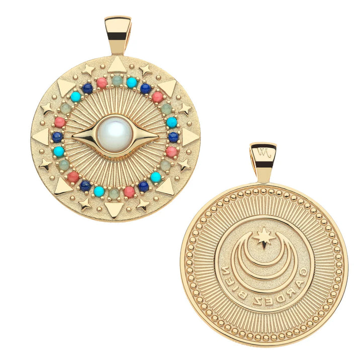 PROTECT Gleaming Eye Pendant in Sorbet