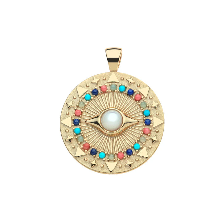 PROTECT Gleaming Eye Pendant in Sorbet