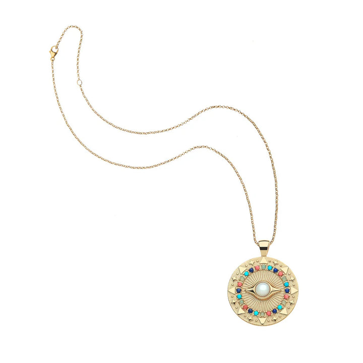 PROTECT Gleaming Eye Pendant in Sorbet