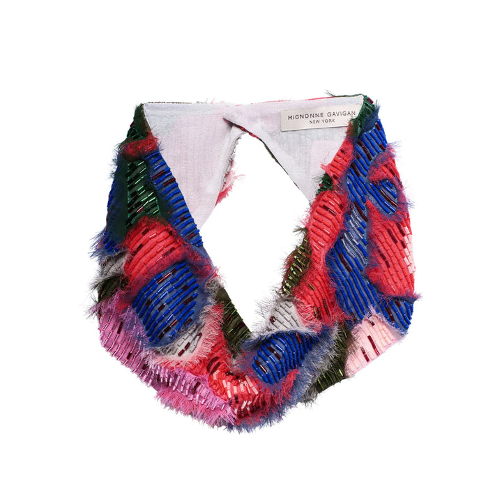 Katherine Scarf Necklace | Pink Multi