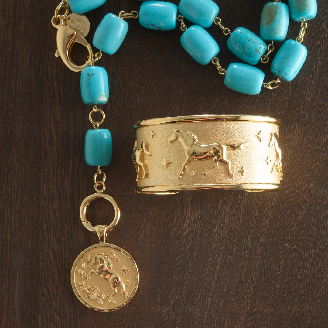 COURAGE Run with the Horses Cuff