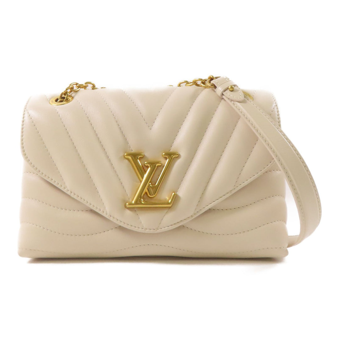 Louis Vuitton Leather New Wave Chain Bag Gold Chain Shoulder Bag