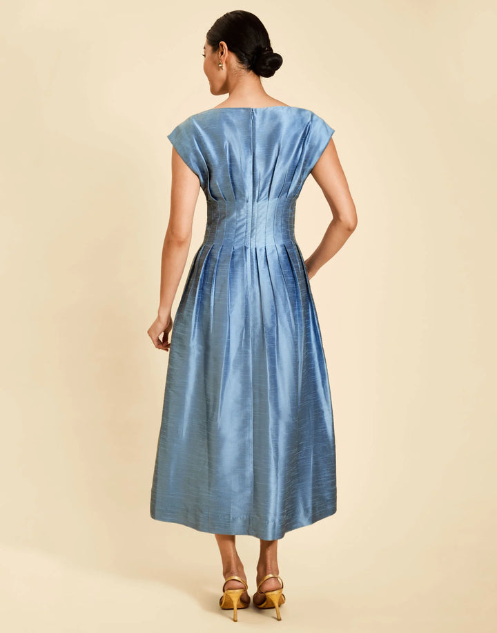 Quinn Midi Dress | Lapis Blue
