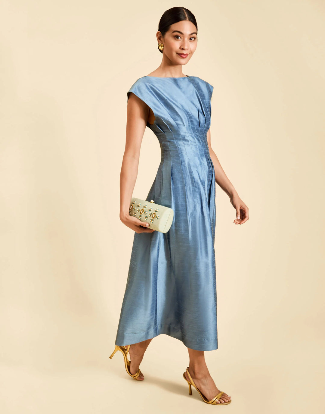 Quinn Midi Dress | Lapis Blue