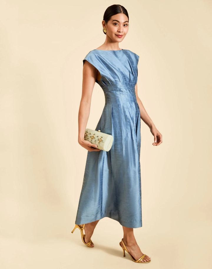 Quinn Midi Dress | Lapis Blue