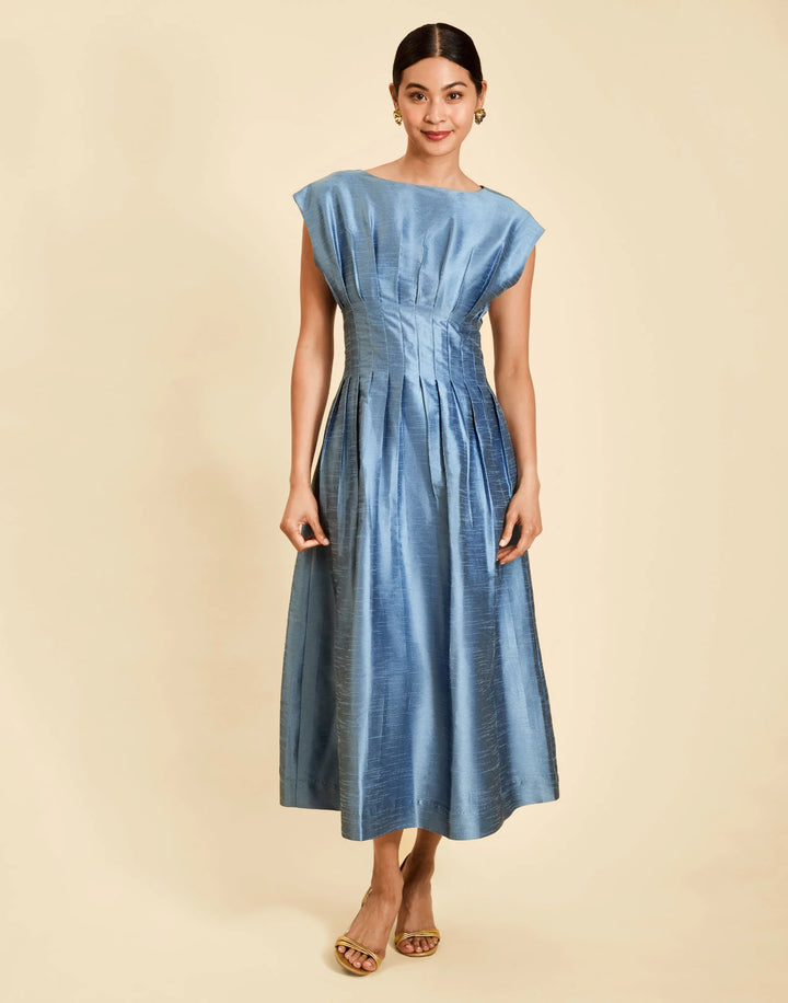 Quinn Midi Dress | Lapis Blue