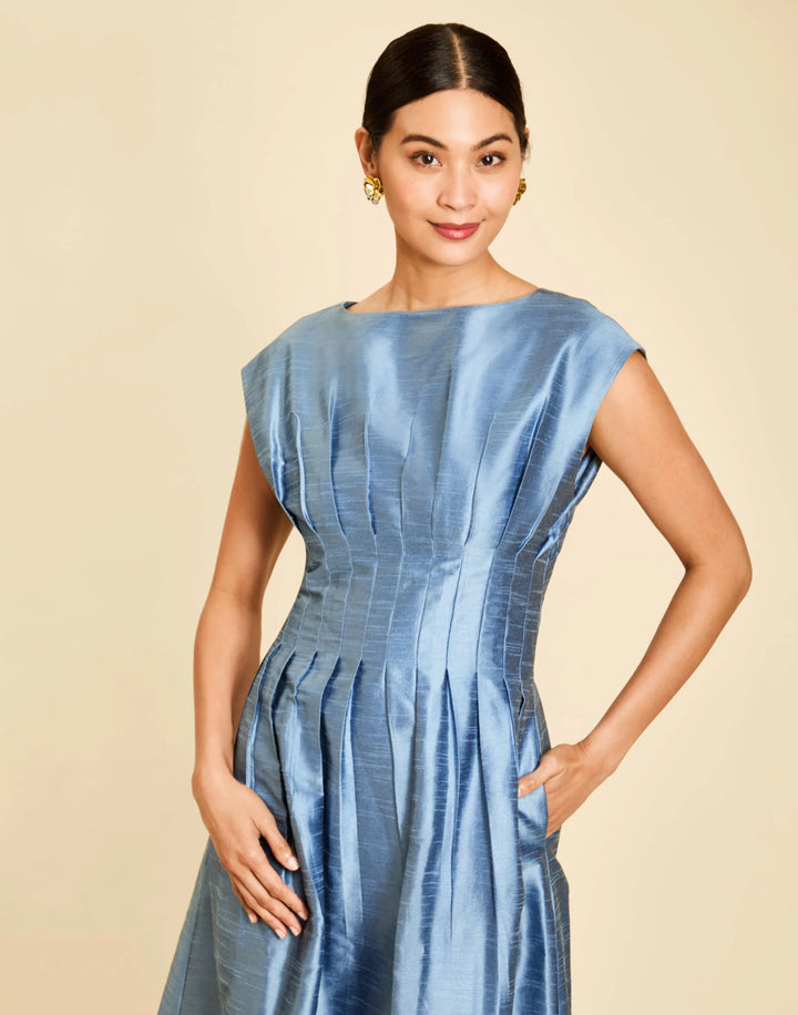 Quinn Midi Dress | Lapis Blue