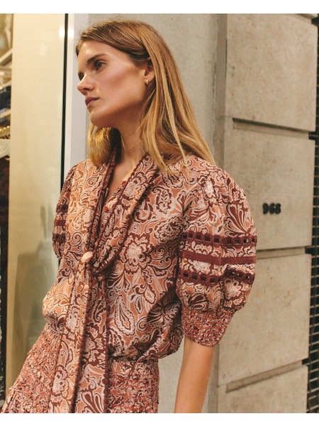 Peggy Top | Hazel San Lorenzo Paisley