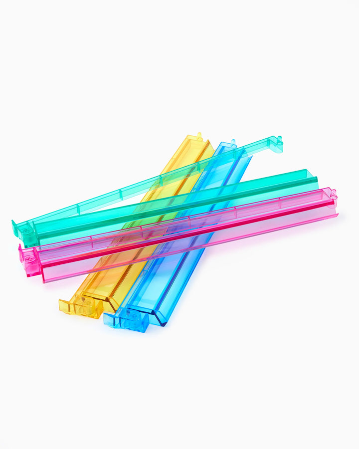 Acrylic Rack and Pusher Set | Multicolor