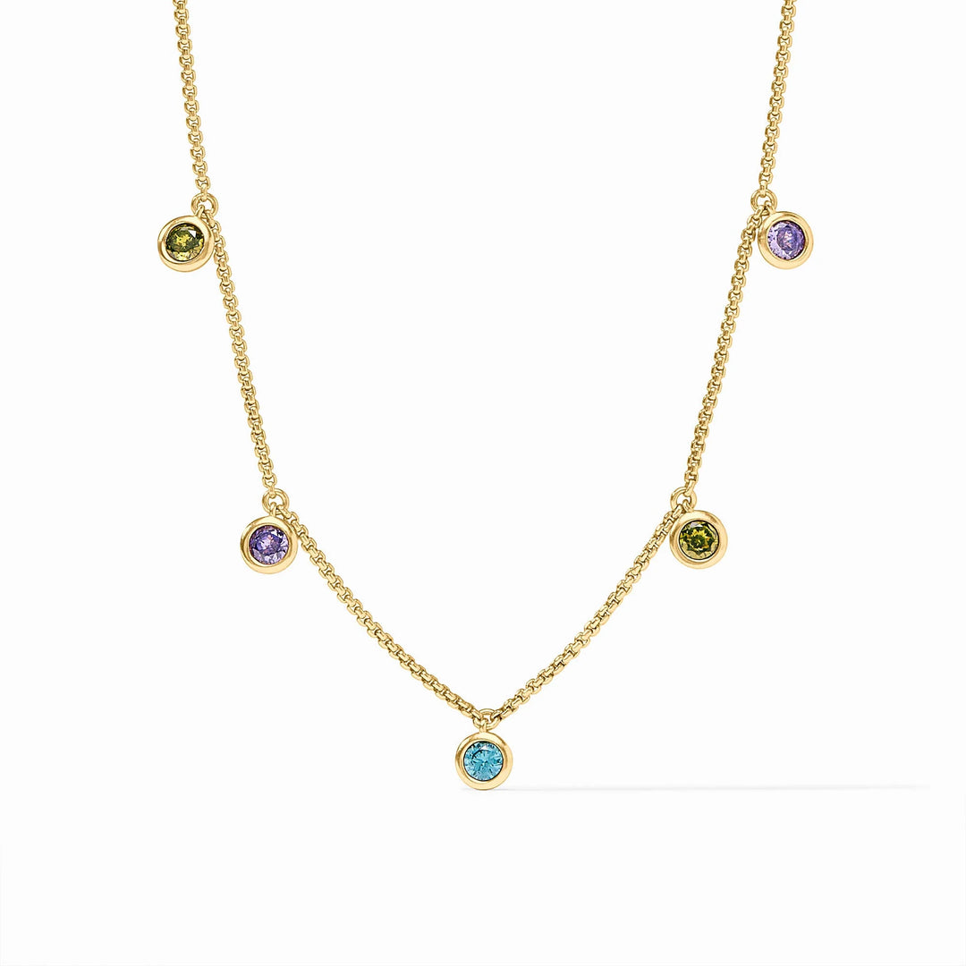 Rainbow Delicate Charm Necklace | +Colors