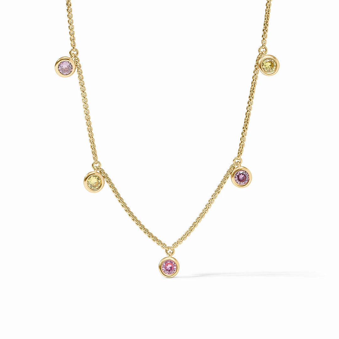 Rainbow Delicate Charm Necklace | +Colors