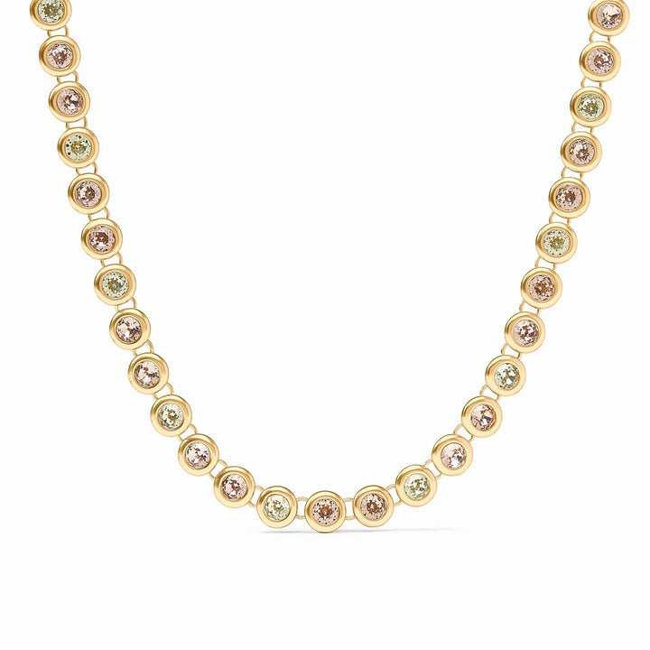 Rainbow Tennis Necklace | +Colors