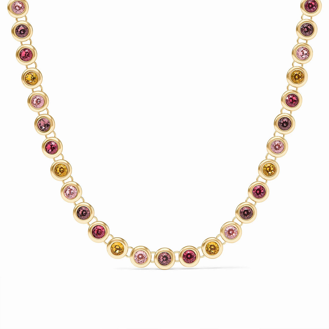 Rainbow Tennis Necklace | +Colors