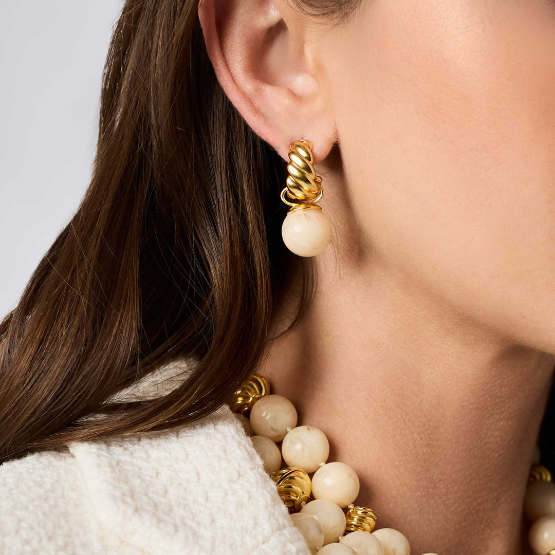 Ravello Hoop & Charm Earring | + Colors