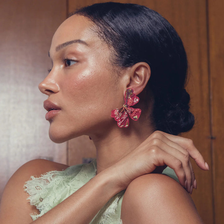 Lara Earrings | Pink