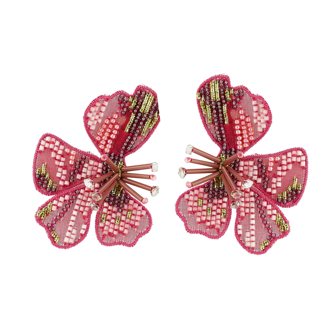 Lara Earrings | Pink