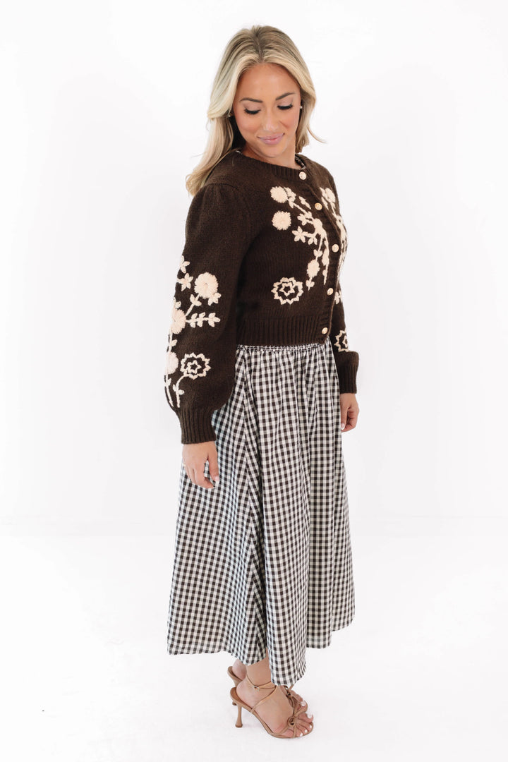 Rowan Cardigan | Brown