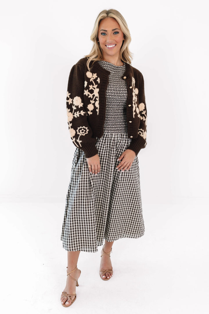Rowan Cardigan | Brown