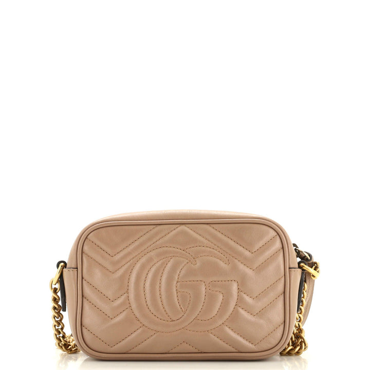 Gg Marmont Shoulder Bag Matelasse Leather Mini